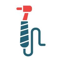 Dental Drill Vector Glyph Two Color Icon For Personal And Commercial Use.