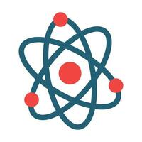 Atom Vector Glyph Two Color Icon For Personal And Commercial Use.