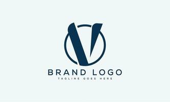 letter V logo design vector template design for brand.