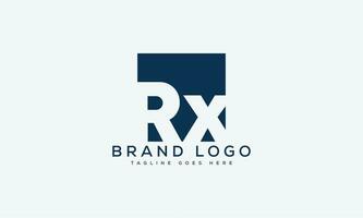 letra rx logo diseño vector modelo diseño para marca.