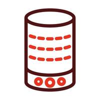Smart Speaker Vector Thick Line Two Color Icons For Personal And Commercial Use.