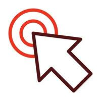 Click Vector Thick Line Two Color Icons For Personal And Commercial Use.