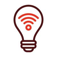 Smart Light Vector Thick Line Two Color Icons For Personal And Commercial Use.