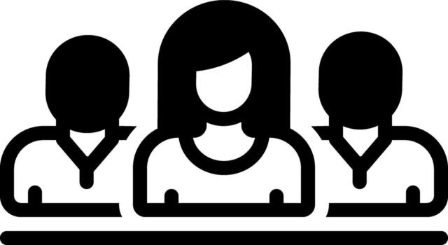 solid icon for relative vector
