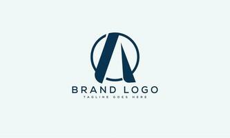 letter A logo design vector template design for brand.