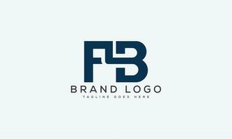 letter FB logo design vector template design for brand.