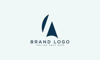 letter A logo design vector template design for brand.