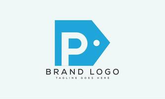 letter P logo design vector template design for brand.