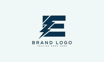 letter E logo design vector template design for brand.