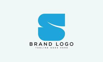 letter S logo design vector template design for brand.