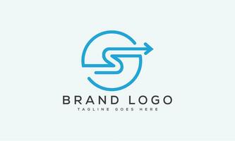 letter S logo design vector template design for brand.