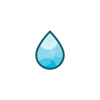 diseño de logotipo de gota de agua vector