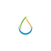 Water drop logo design vector