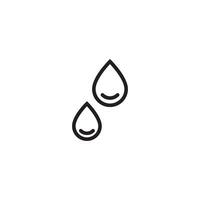 Water drop logo design vector