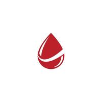 logo de ilustracion de sangre vector