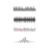 soundwave music icon vector