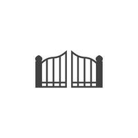 Gate icon vector