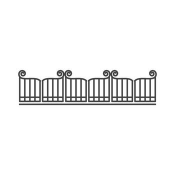 Gate icon vector