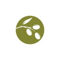 olive logo icon vector