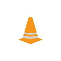 Traffic cone icon vector