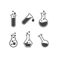 Lab icon vector