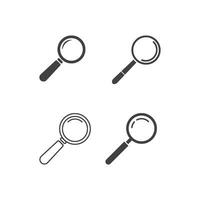 Loupe icon vector