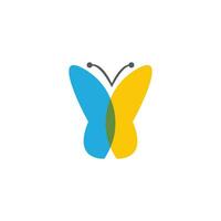 Beauty Butterfly Logo icon vector