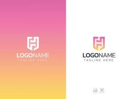 H letter logo design vector