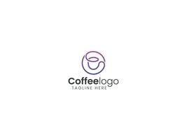 diseño de logotipo de café vector