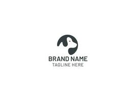 Dog logo design vector