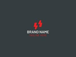 Power brand logo design vector