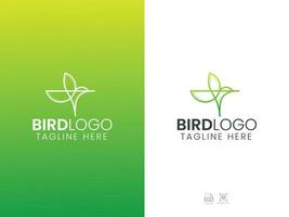 Bird logo design vector