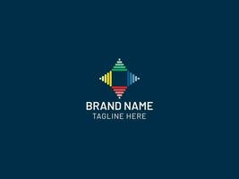 Abstract logo design for all kind of business or company vector