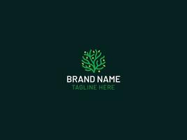 Nature company logo design vector