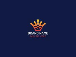 King logo design vector