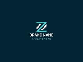 Z letter logo design vector