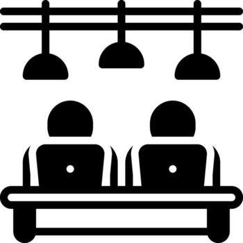 solid icon for workshop vector