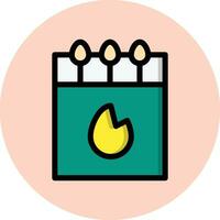 Matchbox Vector Icon Design Illustration