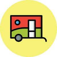 Caravan Vector Icon Design Illustration