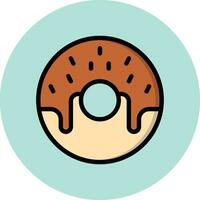 rosquilla vector icono diseño ilustración