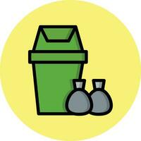 basura vector icono diseño ilustración