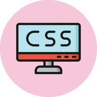 Css Vector Icon Design Illustration