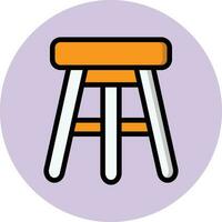 Bar Stool Vector Icon Design Illustration