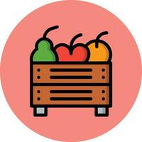 Fruta vector icono diseño ilustración