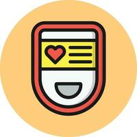 Oximeter Vector Icon Design Illustration