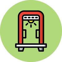 Metal Detector Vector Icon Design Illustration