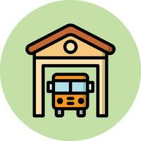 Shed Vector Icon Design Illustration