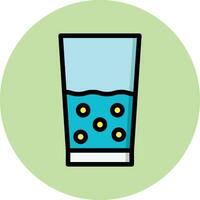 agua vaso vector icono diseño ilustración