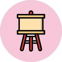 Easel Vector Icon Design Illustration
