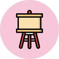 Easel Vector Icon Design Illustration